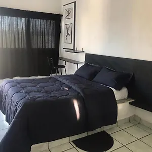 Cozy Black And White Studio Apartment